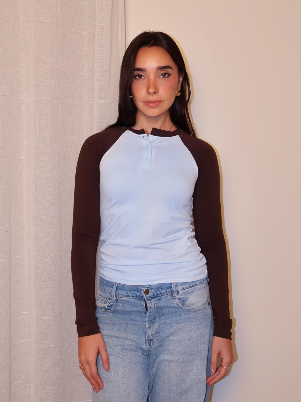 Baseball Henley Tee