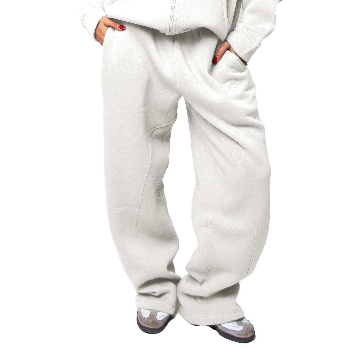 Blank Sweatpants in white